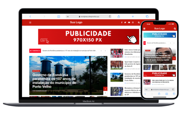 Template WordPress Portal de Notícias Completo #001