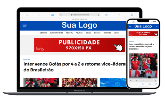 Template WordPress Portal de Notícias Completo + Elementor #19