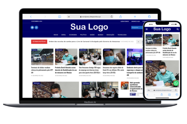 Template WordPress Portal de Notícias Completo #010