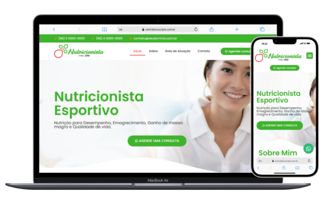 Site Para Nutricionista em WordPress Completo