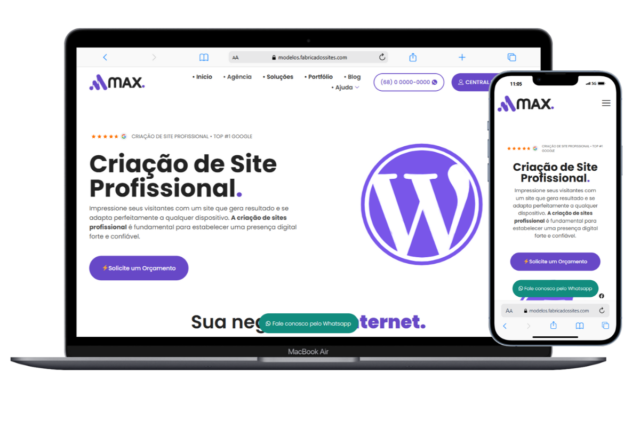 Site Pronto para Agência Digital de Criação de Sites em WordPress + Elementor