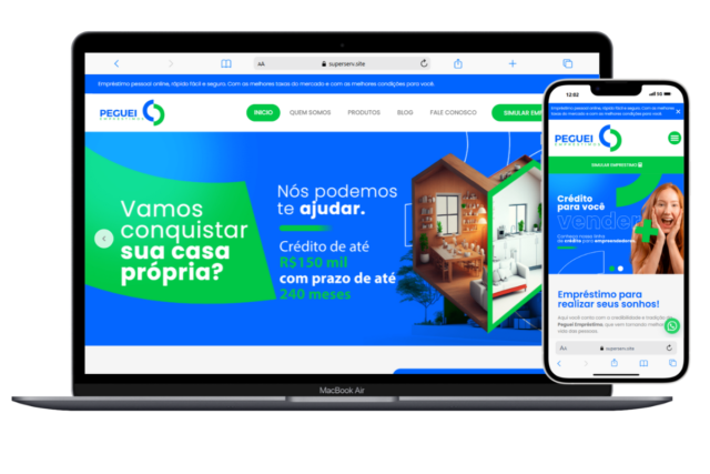 Template para Site de Empréstimos em WordPress + Elementor #06