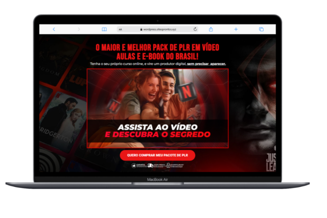 Landing Page para e-book – WordPress + Elementor, Totalmente Editável