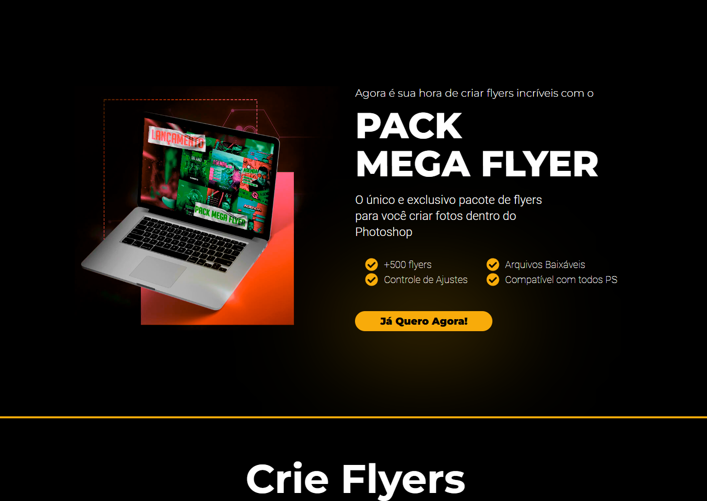 Landing Page para Packs de Artes – WordPress + Elementor, Totalmente Editável 2 Landing Page para Packs de Artes – WordPress + Elementor, Totalmente Editável