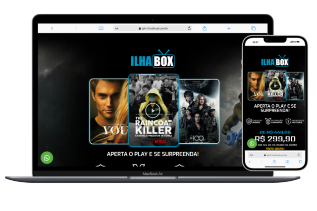 Script para Site de IPTV em WordPress + Elementor